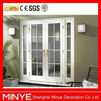 Kerala Huis Hoofddeur Ontwerp Vinyl Frame UPVC deur met glas en waterdichtheid