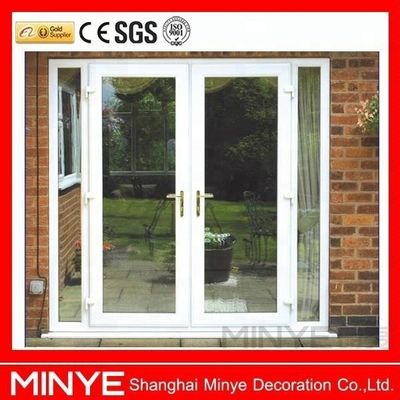 Kerala Huis Hoofddeur Ontwerp Vinyl Frame UPVC deur met glas en waterdichtheid