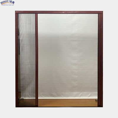 Groen aluminium raam muggen geplete mesh vouwbare scherm deur voor modern design