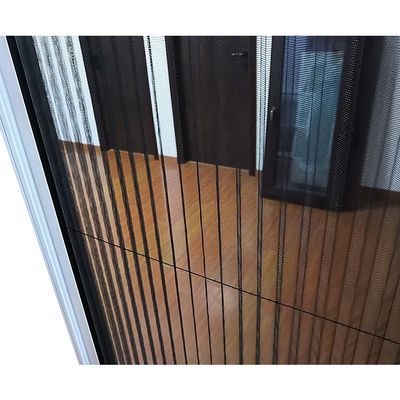 Aftrekbaar aluminiumprofiel muggennet schuifbare vouwdoorscherm modern ontwerp