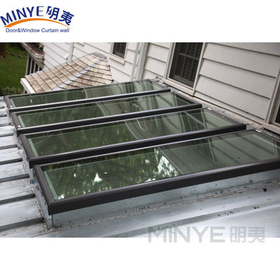 Gemakkelijke Sky View Waterdicht Aluminium Frame Dubbel Glas Dak dakraam Venster