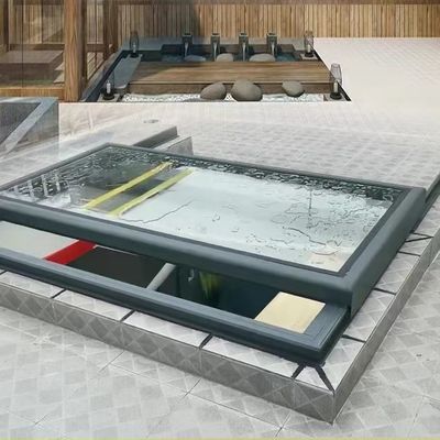 Elektrisch aluminium venster zonnebuisluchter met open en geluidsdichte functie