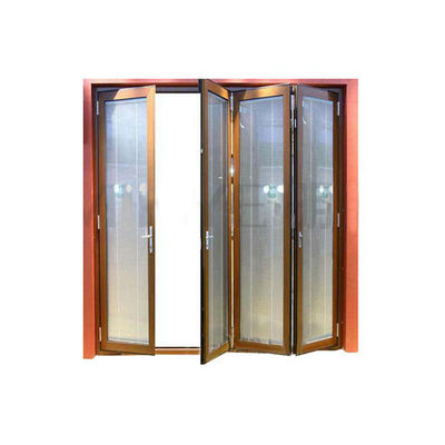 Moderne houten vouwdeur voor duurzame constructie