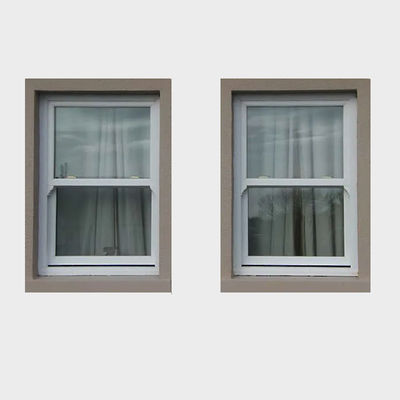 Folding Screen Modern Design UPVC Up and Down Schuifvenster met gehard glas