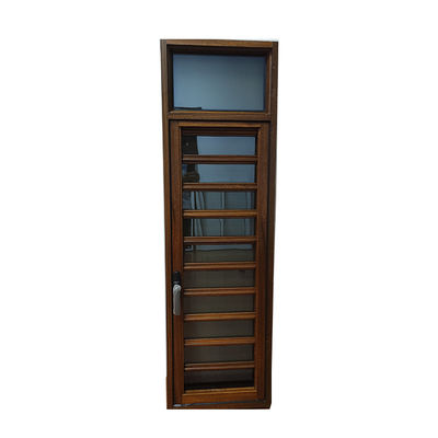 Tempered Glass Swing Glass Louver Window voor geluidsreductie in woonruimtes