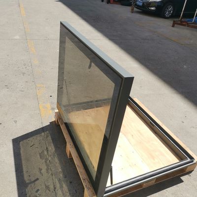 Glanzend afgewerkte balkon dakruimte dakraam voor modern aluminium profiel