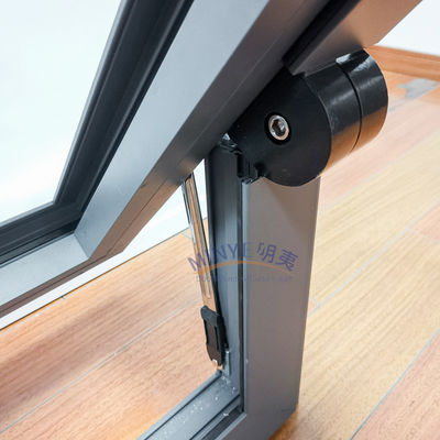 Hardware Aluminium horizontaal in het midden gehangen draaiend draaibank gehangen venster voor landelijke markten