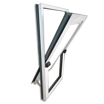 Ontwerp Verticaal Centrum Pivot Venster met Aluminium legering frame en PVDF coating materiaal