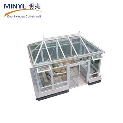 Folding Screen Aluminiumlegering en Glas Zonnekamer Op maat Verschillende vormen