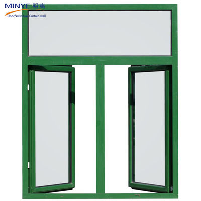 Anodisch aluminium bekleding houten profiel dubbelkozijn met anodisering