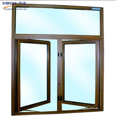 Anodisch aluminium bekleding houten profiel dubbelkozijn met anodisering