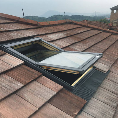 Roestvrij staal scherm vergrendeling dakraam voor mooie aluminium metaal frame huis slaapkamer