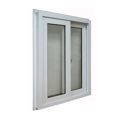 Commerciële Positie Op maat gemaakte kleuren schuifvenster UPVC met glasvezel masjesysteem