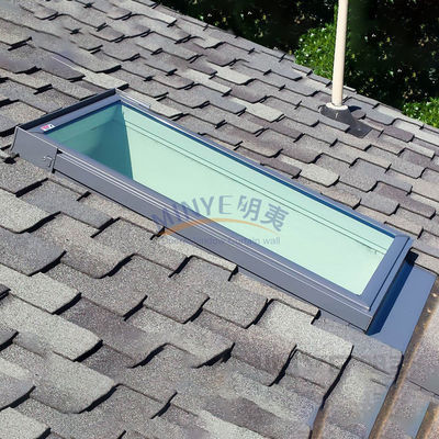 Dubbelgehard glas aluminium dakraam met glasvezel-schermnet