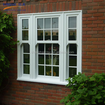 Moderne Upvc-schuiframen met winddicht plastic frame en dubbelglas