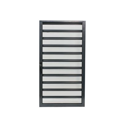 Moderne ontwerp enkelvoudig dubbel geharmoniseerd laag-E jaloezie raam aluminium frame
