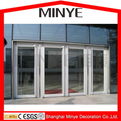 Poedercoating Aluminium Frame Design Office Entry Door voor commerciële Casement Door Closer