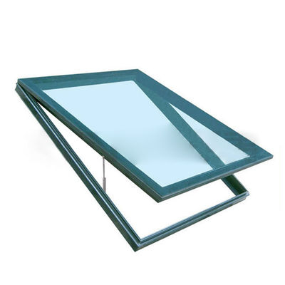 Chinese top hardware dubbel geglazuurd glas aluminium dak top venster voor energie appartement