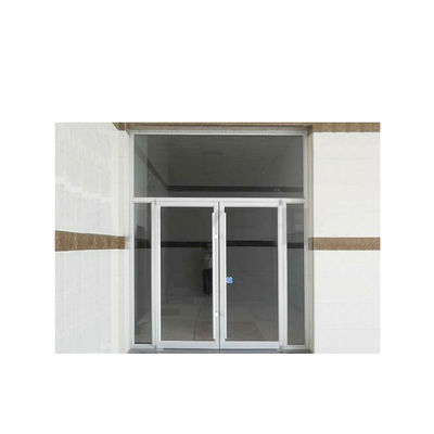 KFC Shop Front Swing Door met poeder gecoate aluminium frame glas en veerontwerp
