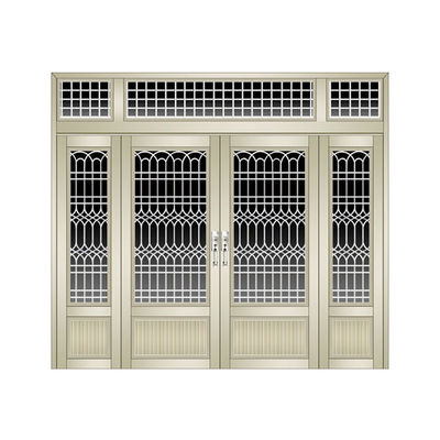 KFC Shop Front Swing Door met poeder gecoate aluminium frame glas en veerontwerp