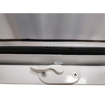 Shanghai Vinyl Verticaal Schuifvenster met 1,2 mm versterkt staal en hardware