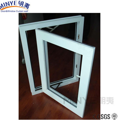 Dubbelglas, op maat gemaakte grootte Upvc/Pvc-ruit voor warmte- en geluidsisolatie