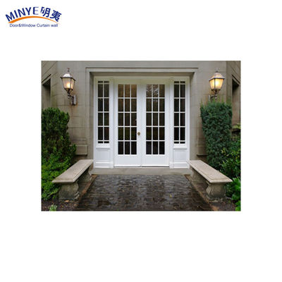 Duitse Hardware Aluminium Swing Casement deur met beveiligingsgrill en aangepaste kleur