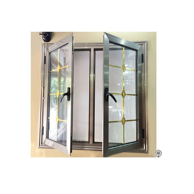 Tempering Glass Type Aluminium Bi Folding Glass Window voor huisversiering