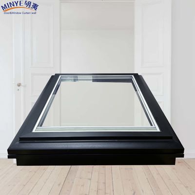Elektrische schakelaar zonnescherm en waterdicht dubbel gehard glas aluminium dakraam venster