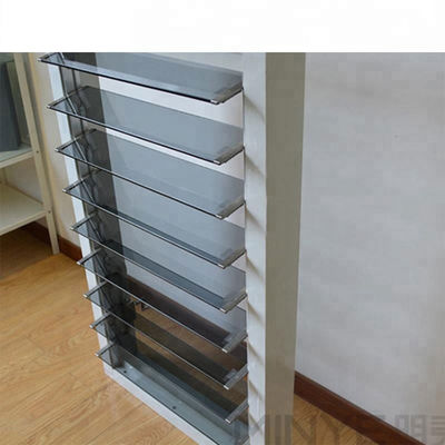 Moderne eenvoudige stijl aluminium glasluwer / sluiter voor de markt met een hoge vraag