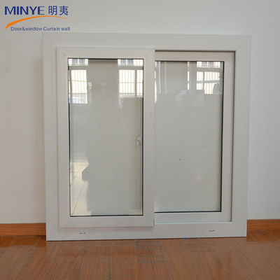 UPVC PVC dubbele beglazing schuifvensters en deuren met glasvezel scherm netten materiaal