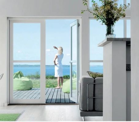 UPVC deur met dubbelgehard glas