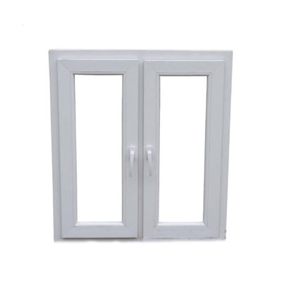 UPVC/PVC Casement Windows Design voor Toilet Windweerstand 3500pa Swing Open Style