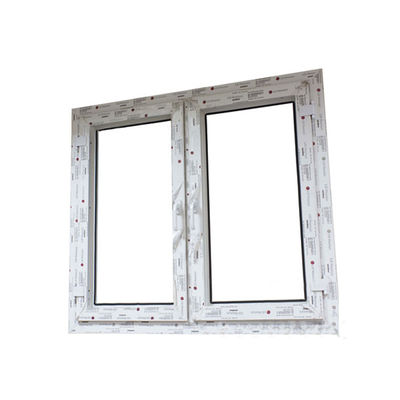 UPVC/PVC Casement Windows Design voor Toilet Windweerstand 3500pa Swing Open Style