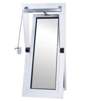 Decoratief aluminium legering gehard glas Centrum Pivot Casement Tilt en draaien venster