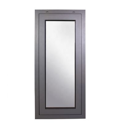 Decoratief aluminium legering gehard glas Centrum Pivot Casement Tilt en draaien venster