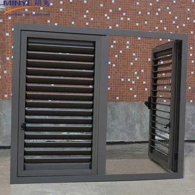 Louver Handle Cranking Shutter met aluminium frame en aangepaste kleuren