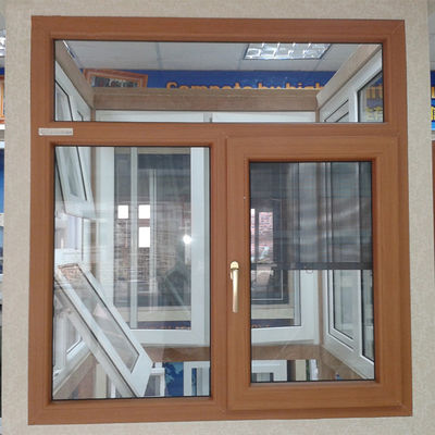 Horizontaal openingspatroon Upvc raam Europese stijl ontwerp 2,5 mm dikte