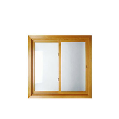 Plastic frame UPVC schuifvensters met dubbele beglazing en horizontale opening