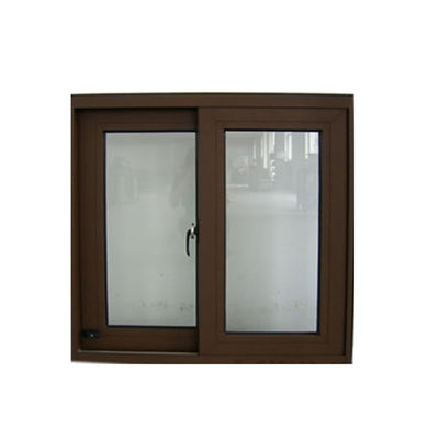 Plastic frame UPVC schuifvensters met dubbele beglazing en horizontale opening