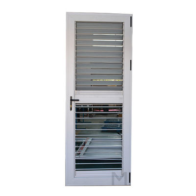 Aluminium Dutch Glass Double Open Single Door Swing Style Entryway Access Point