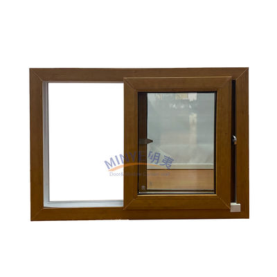 Glijdend UPVC/PVC vensters voor verbeterde geluidsdichte en winddichte functie uit Shanghai