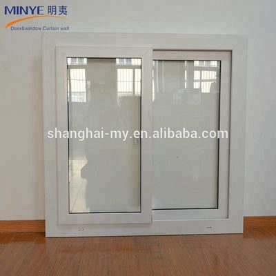 Glijdend UPVC/PVC vensters voor verbeterde geluidsdichte en winddichte functie uit Shanghai