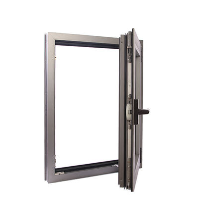 Goed afdichtende thermische breuk Aluminium kantel- en draaivenster met dubbel gehard glas