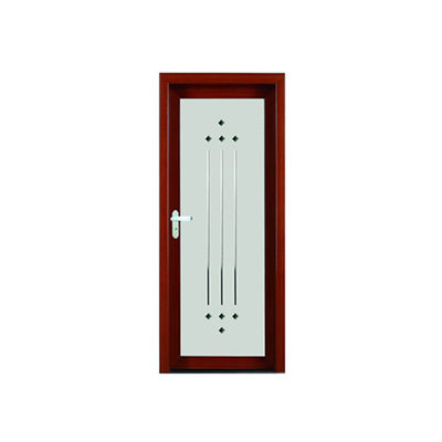 Dubbele beglazing Dubbele gehard glas binnendeur met PVC-frame en decoratief ontwerp