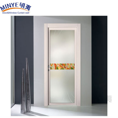 Dubbele beglazing Dubbele gehard glas binnendeur met PVC-frame en decoratief ontwerp