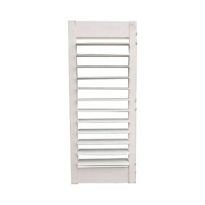 Horizontaal openingspatroon Frankrijk PVC rolluiken/Louver Plantation Moderne ontwerpstijl