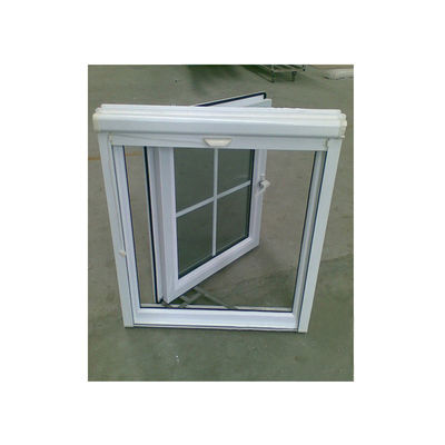 Swing Open Style Aluminium Alloy Casement Window met Simple Iron Window Grills Design