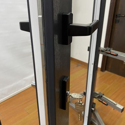 Hoge duurzaamheid Lamnative Glass PVC French Casement Doors voor buiten en binnen