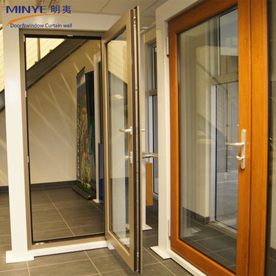 Achtertuin Design Aluminium legering Casement deur met dubbele beglazing en veiligheidskenmerken
